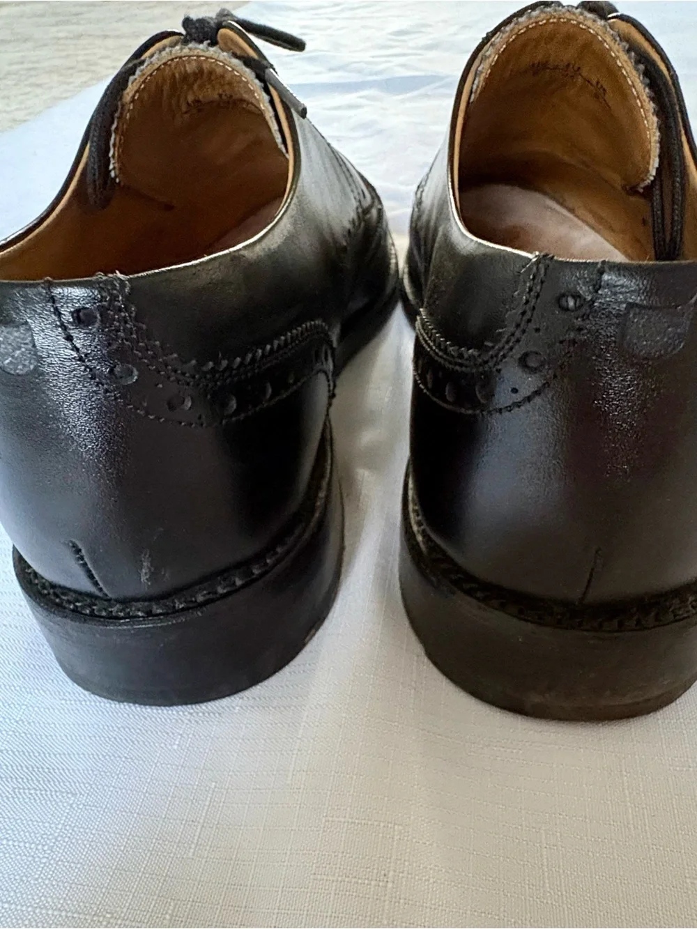 Henry Stevens/Shoepassion Black Wingtip Derby - Size Men’s US9 - Goodyear Welted